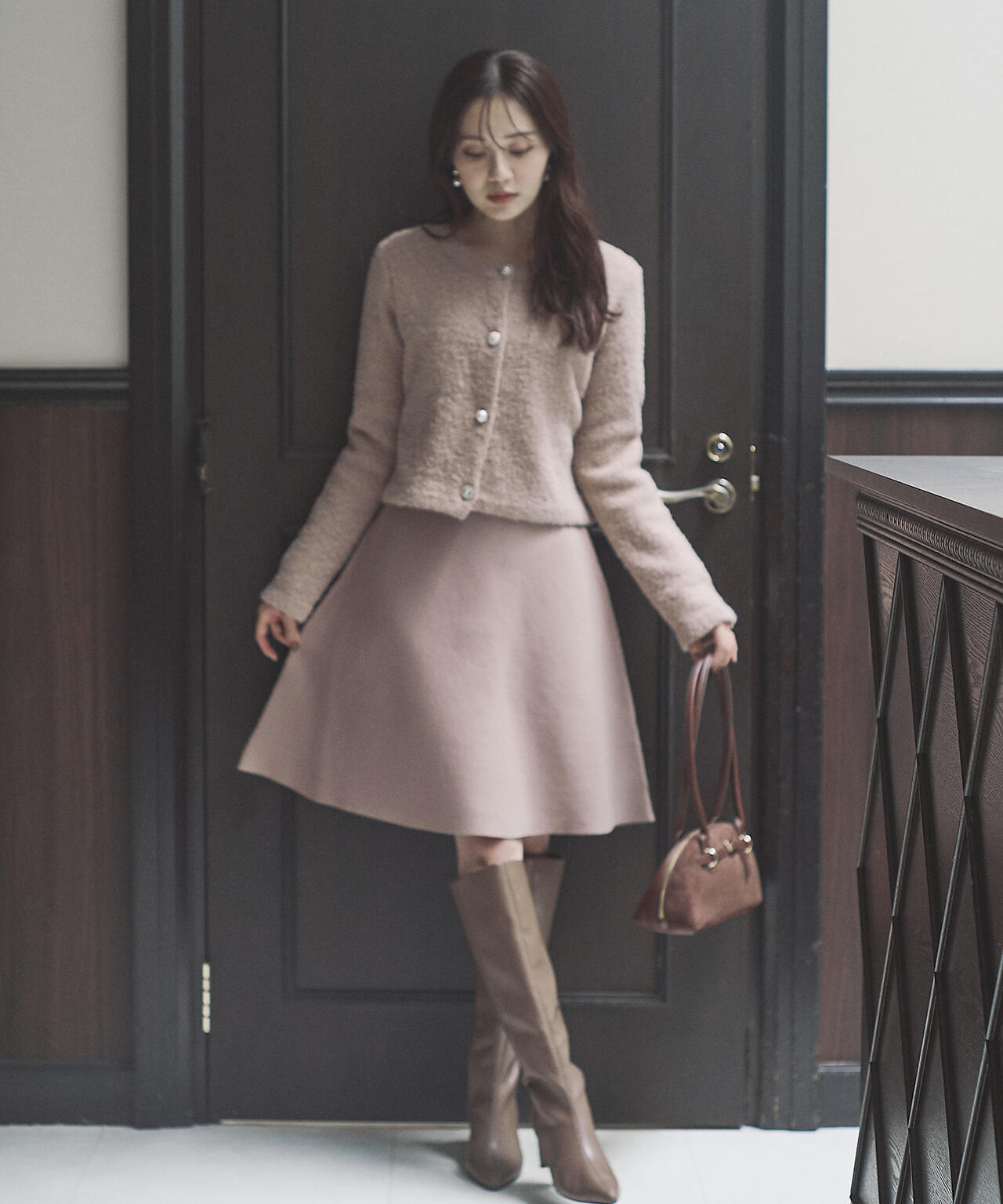 EDIT COLOGNE》総針ミニワンピース | PROPORTION BODY DRESSING