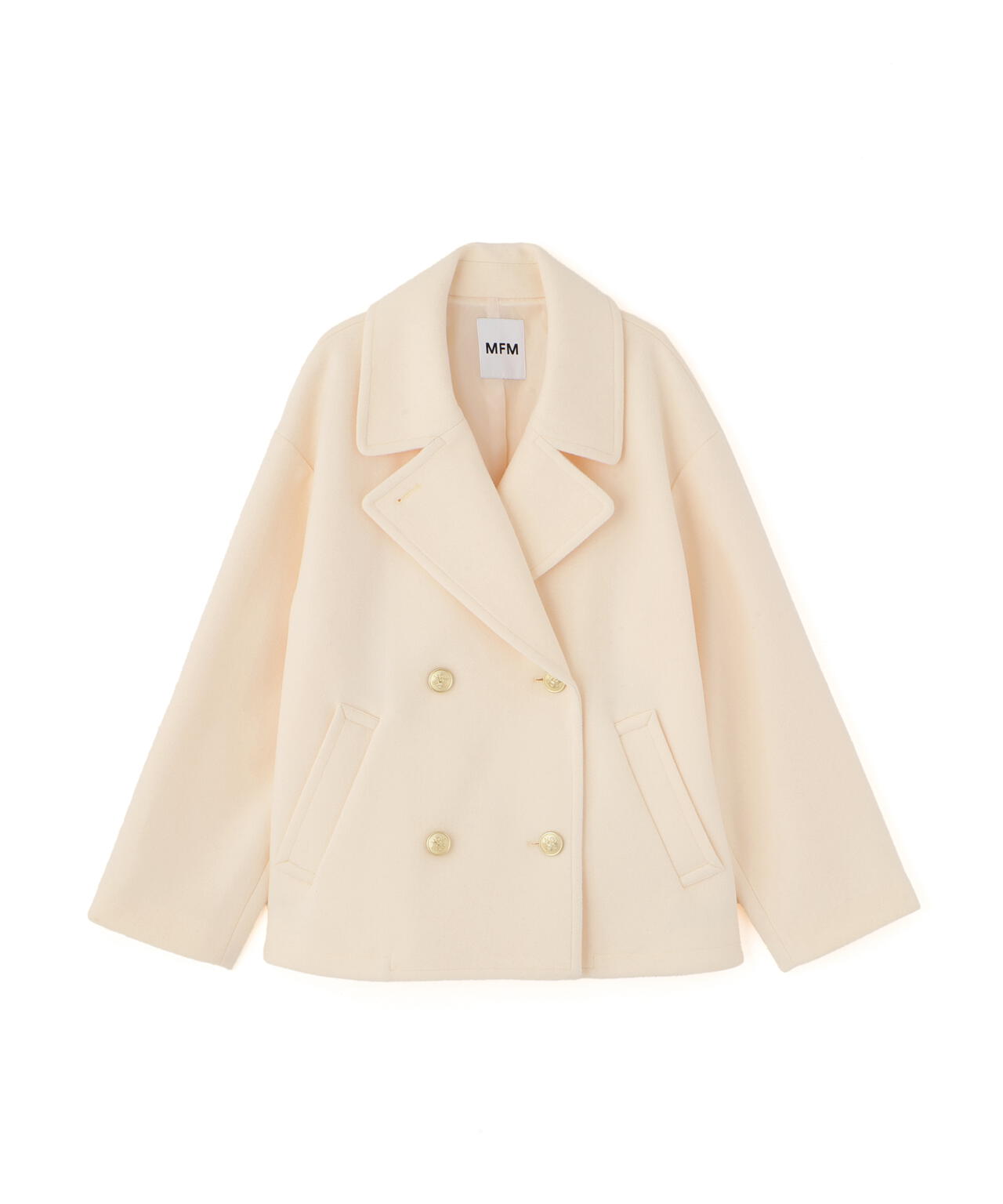 はかな企画】ミドル丈オーバーピーコート〈MFM〉 | FREE'S MART