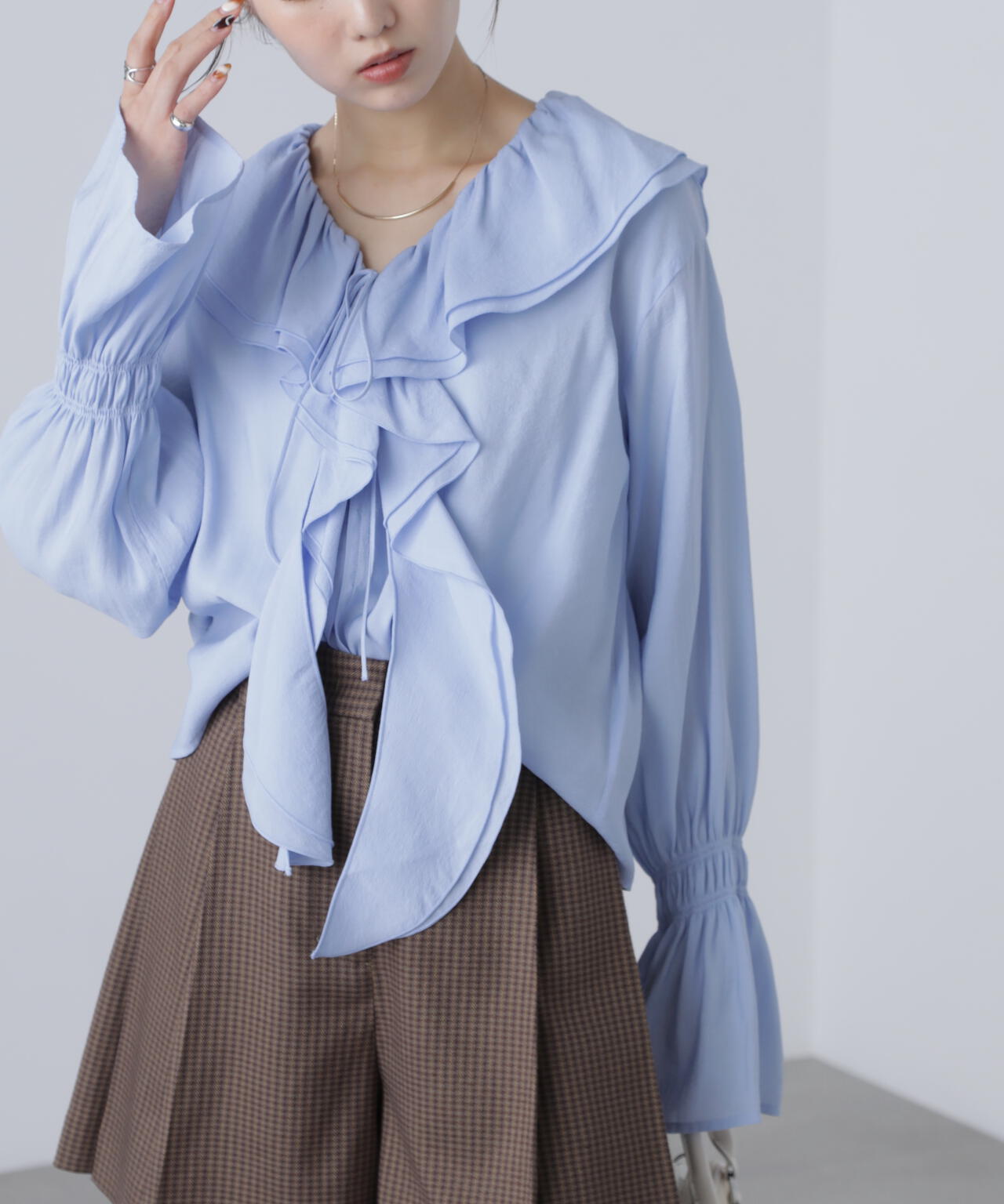 ダブルラッフルフリルブラウス | FREE'S MART（フリーズマート