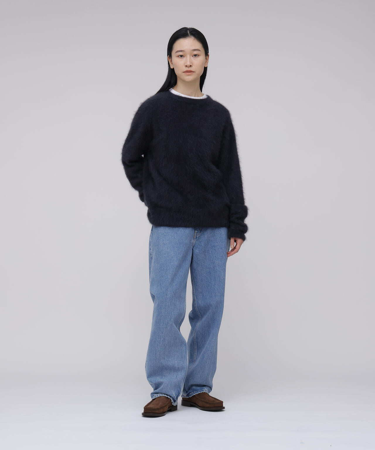 ATON / ROYAL CASHMERE FUR CREWNECK SWEATER | THE LIBRARY（ザ