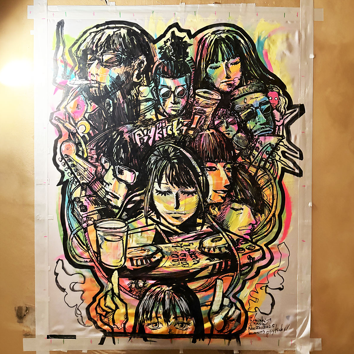 PAINTING] psykicks! ライブペイント | mizDesigns
