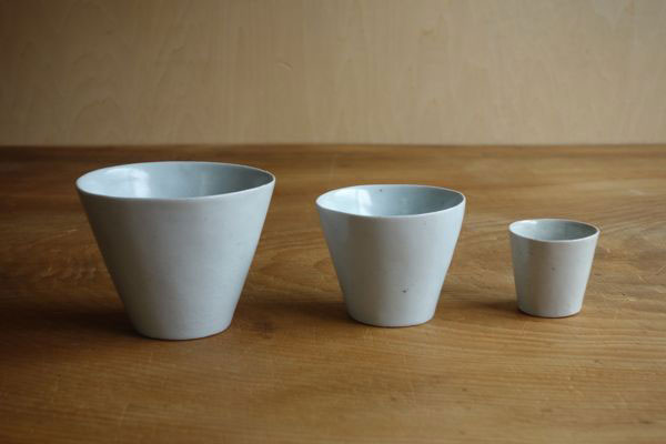 安藤雅信作品｜白磁カップ類