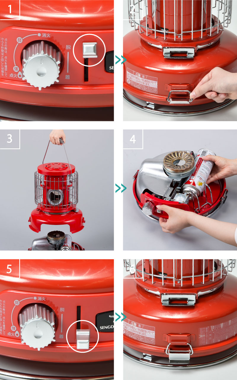 センゴクアラジン Sengoku Aladdin ポータブルガスストーブ | 季節家電