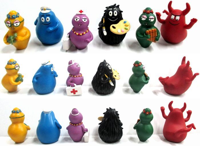 並べて楽しい♪バーバパパファミリーの子供たちのヨーロッパ製