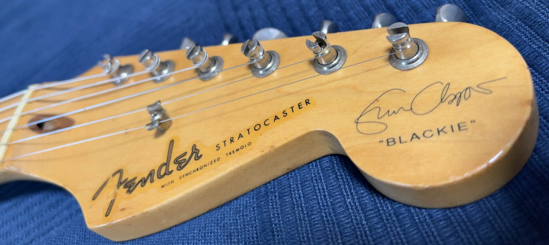 Fender USA Eric Clapton Signature Stratocaster “Blackie” 1989