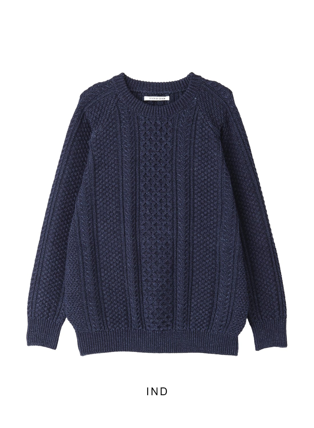 CREW NECK CABLE SWEATER|クルーネックケーブルセータークルーネック