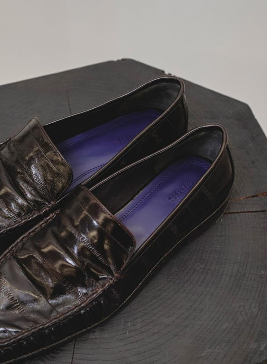 SQUARETOE GATHER LOAFERS|スクエアトゥギャザー ローファースクエア