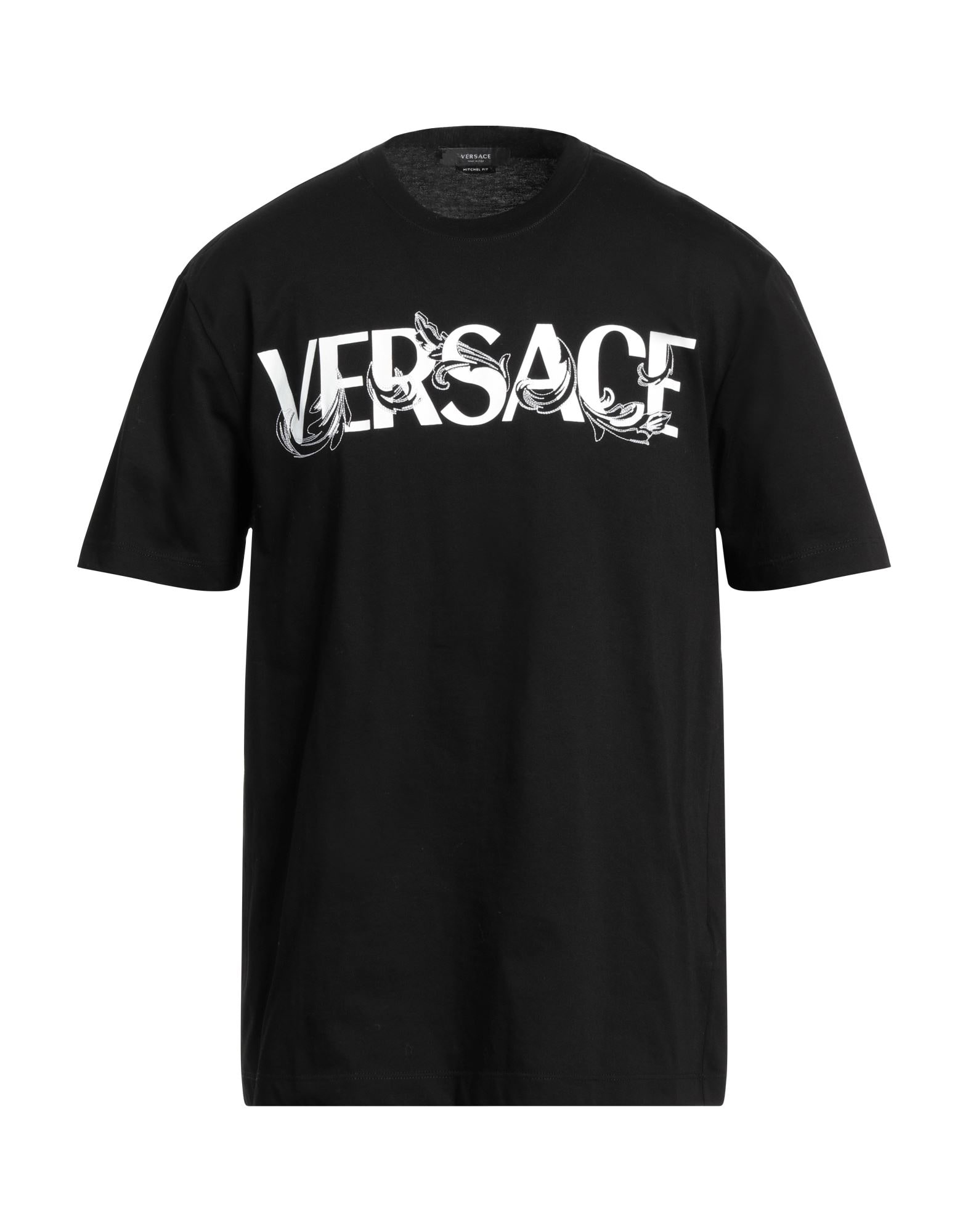 VERSACE T-Shirts and Tops | Black Men's T-shirt | YOOX