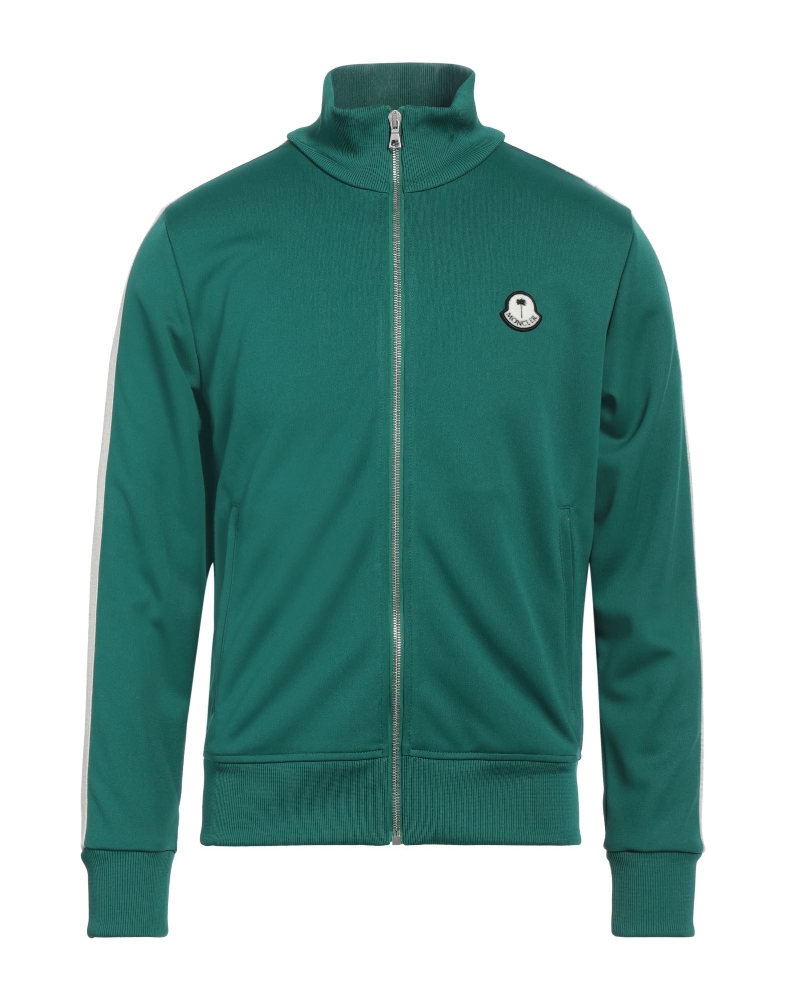 8 MONCLER PALM ANGELS Sweaters and Sweatshirts | Emerald green Men