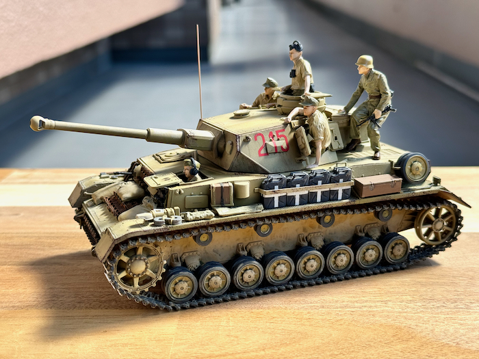 タミヤ・ドイツⅣ号戦車G型 初期生産車 1/35の製作記3【完成