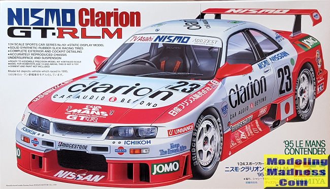 Tamiya 1/24 NISMO Clarion GT-RLM, previewed by Scott Van Aken