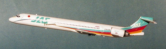 Hasegawa 1/200 JAS MD-90 by Scott Van Aken