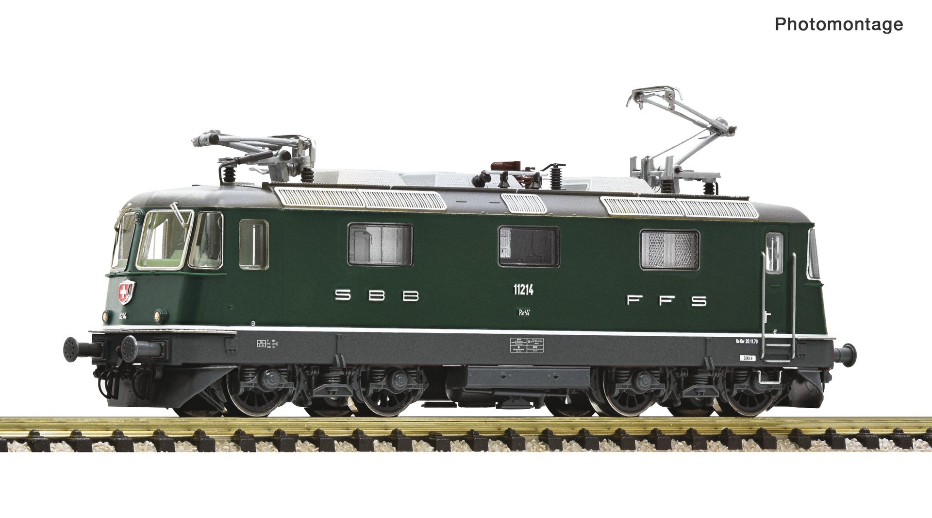 Fleischmann N 732401 Elektrolokomotive Re 4/4 II 11214 der SBB