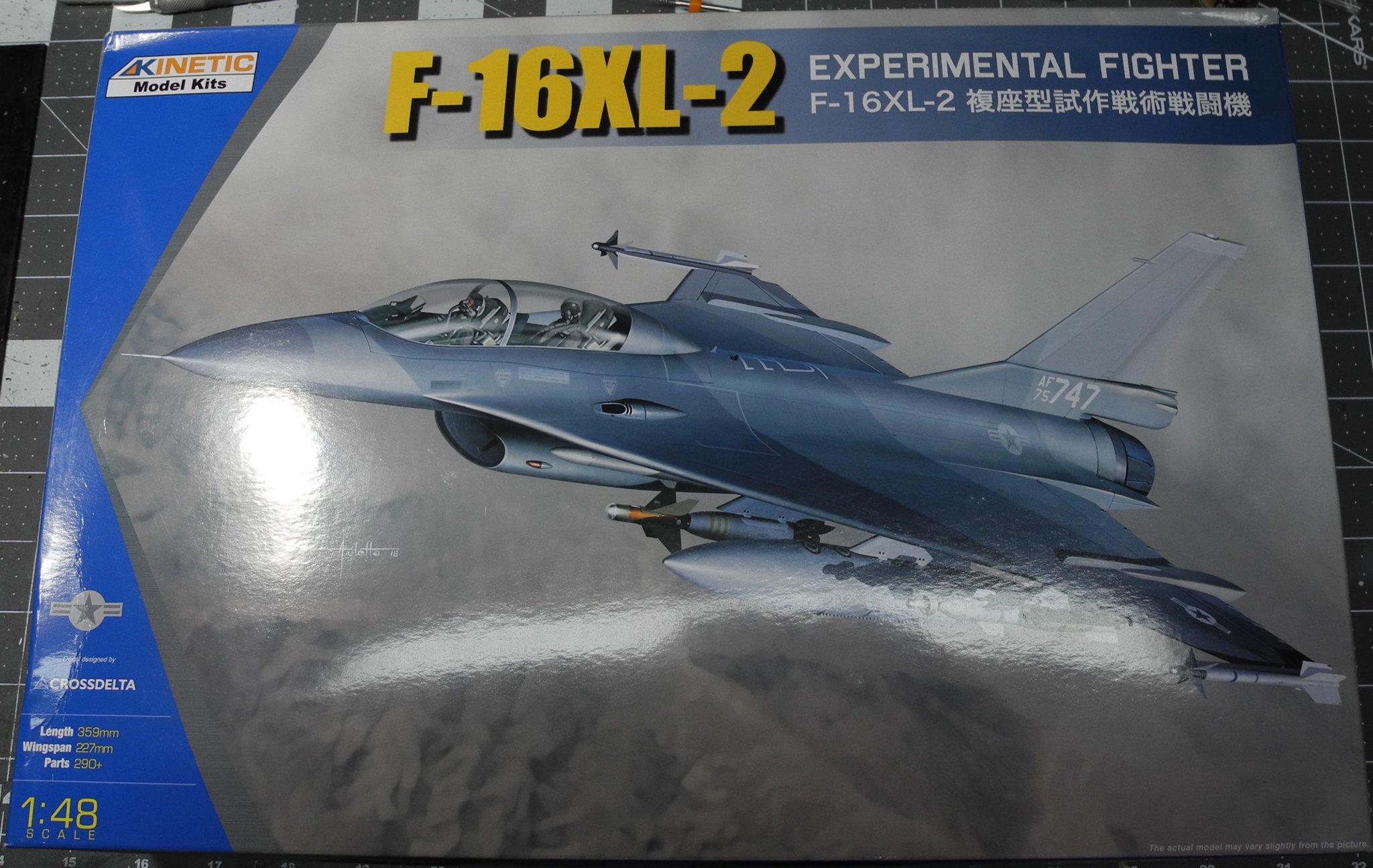 General Dynamics F-16XL-2 by CDW - FINISHED - Kinetic - 1:48 Scale