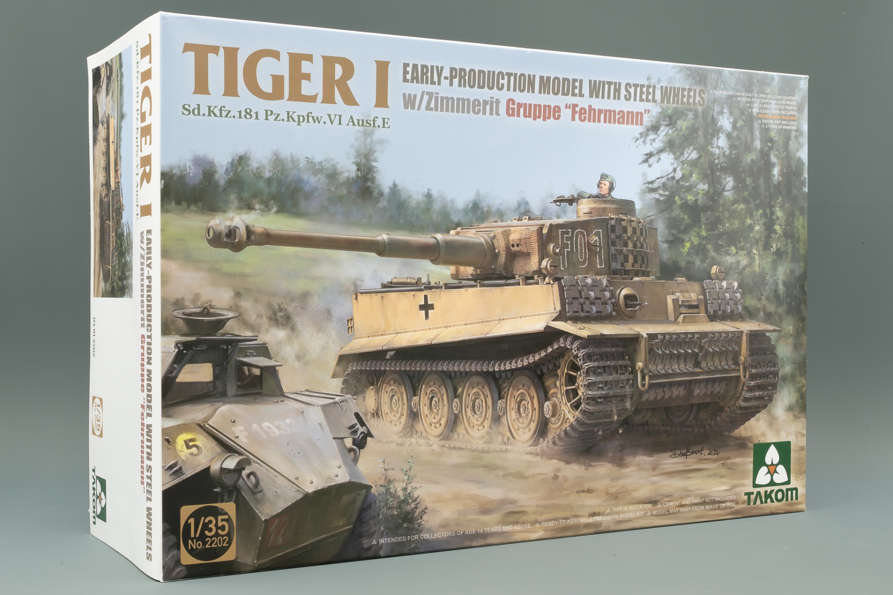 TAKOM2202 Tiger I Early Production Model with Steel Wheels w