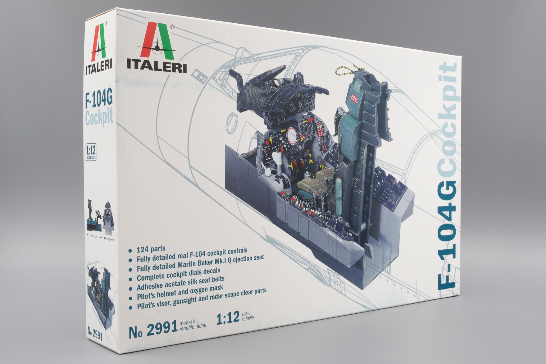 Italeri IT2991 F-104G Cockpit, model kit