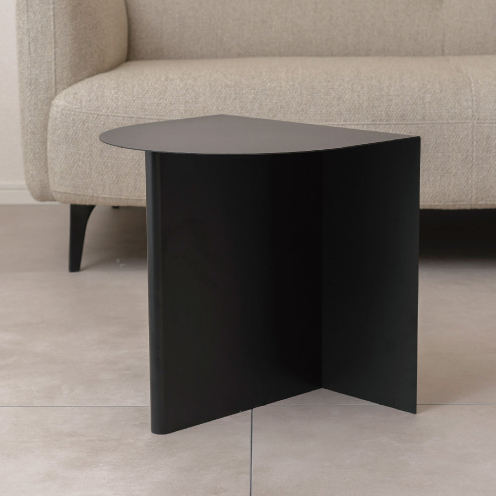HalfMoon sidetable steel / ハーフムーン サイドテーブル スチール