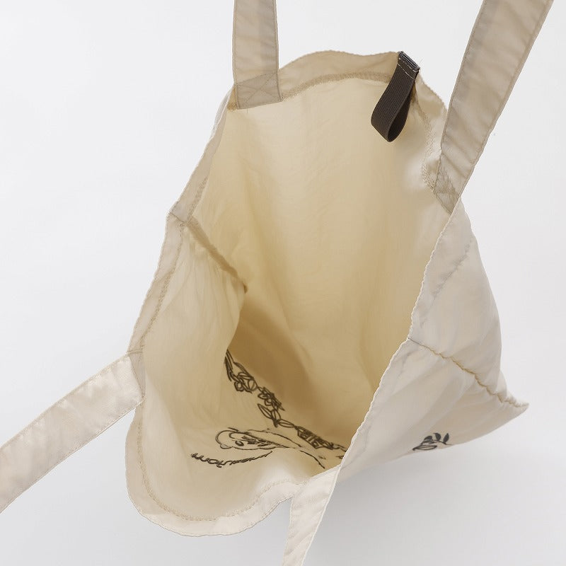 mofusand 刺繍トートバッグ パンダにゃん ホワイト | mofusandもふもふ