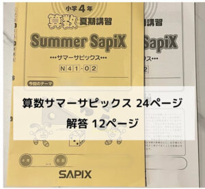 sapix 6年 2023年度入試 夏期講習 算数 1〜18 SAPIX 小6算数