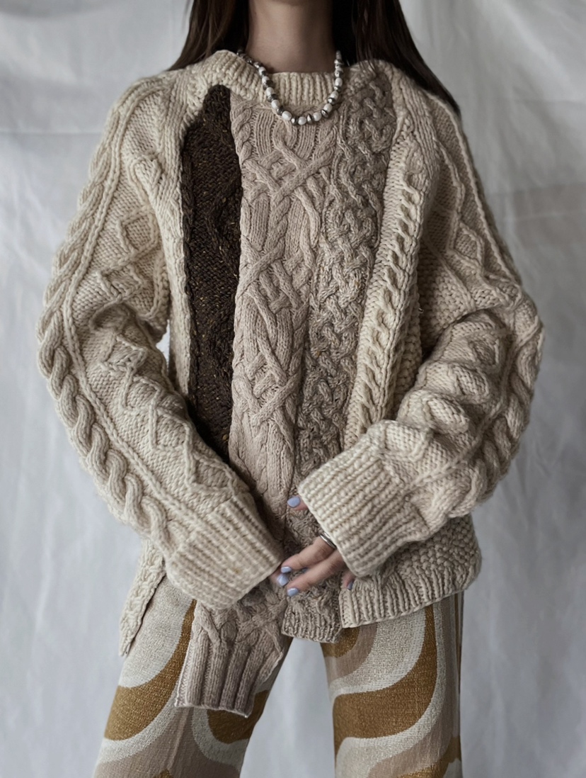 RE;CIRCLE STUDIOから 新作”Aran knit ”の再構築が登場。 | 京都河原町