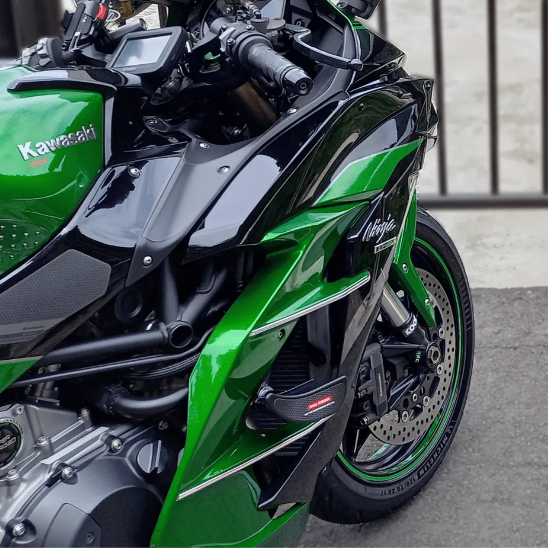 Ninja H2 SX/SE '18-21【TYPE2】ダウンフォーススライダー(ステッカー