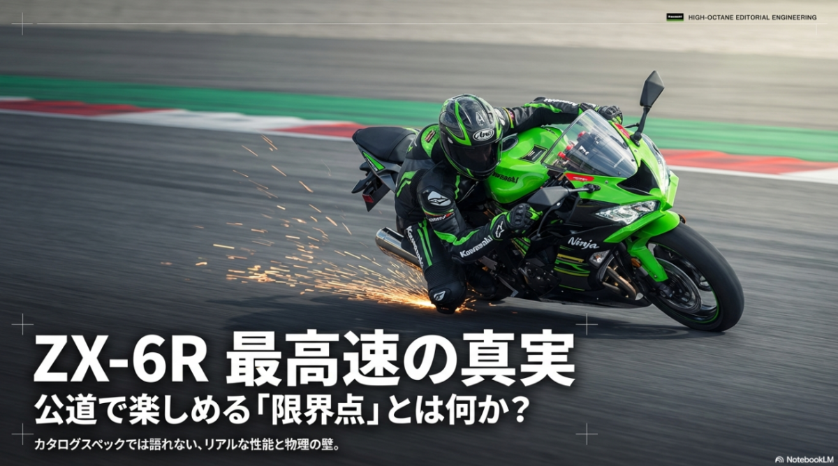 ZX-6Rの最高速はどれくらい？公道で楽しむならリッターSSより636ccが