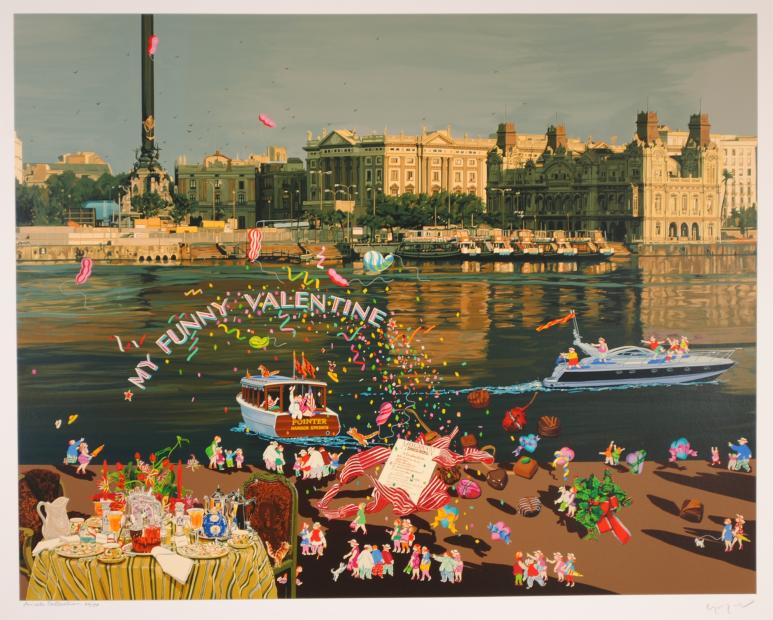 ヒロヤマガタ 絵画 憲法制定200周年 真作】【WISH】ヒロ・ヤマガタ