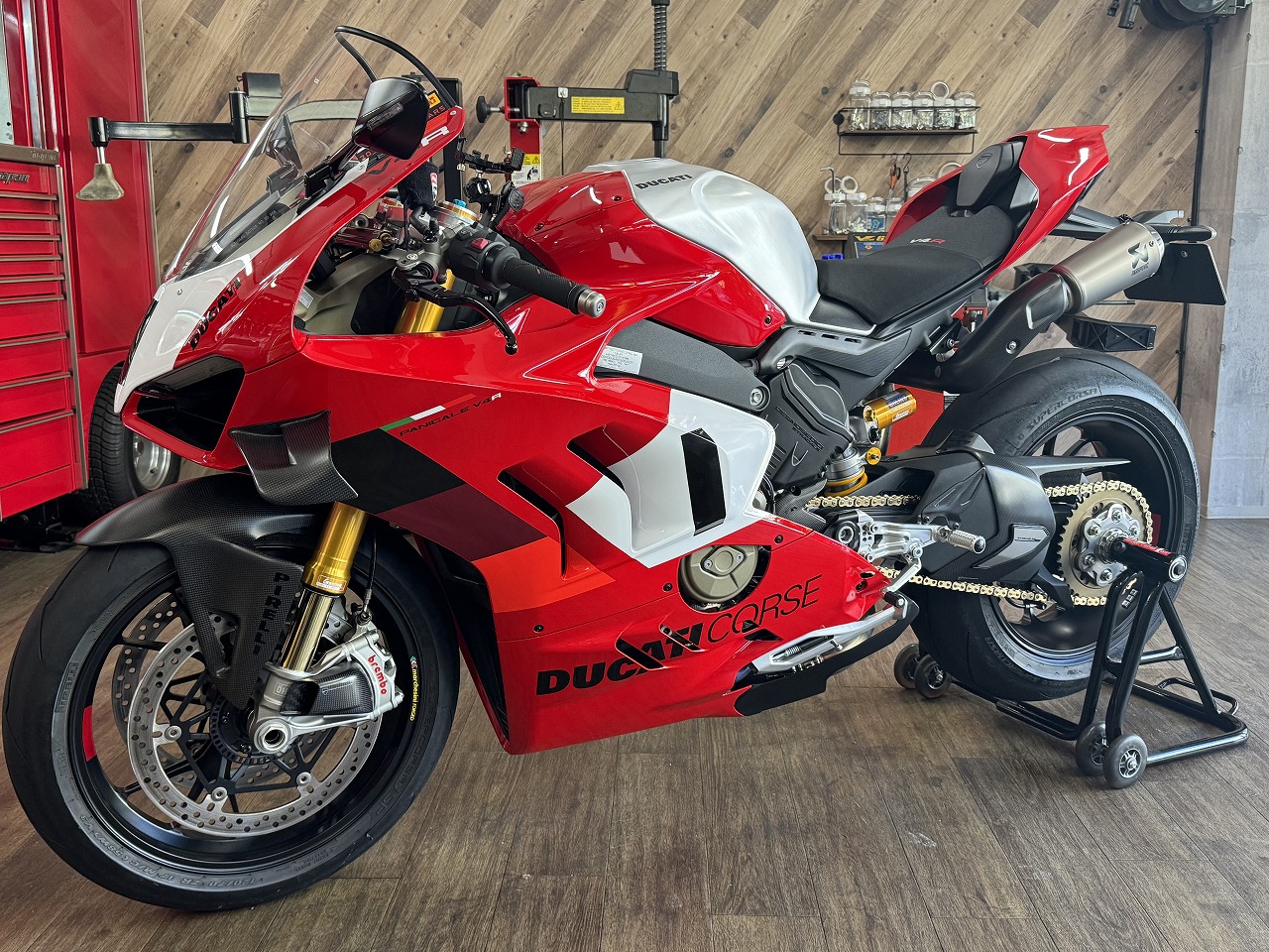 DUCATI Panigale V4R 2023年 rizoma Veloce L Sportミラー＆ウィンカー
