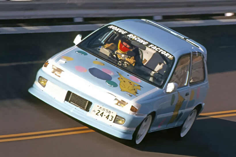 EP82スターレットで最高速297キロ!?」伝説のピカチュウV300スタタボを