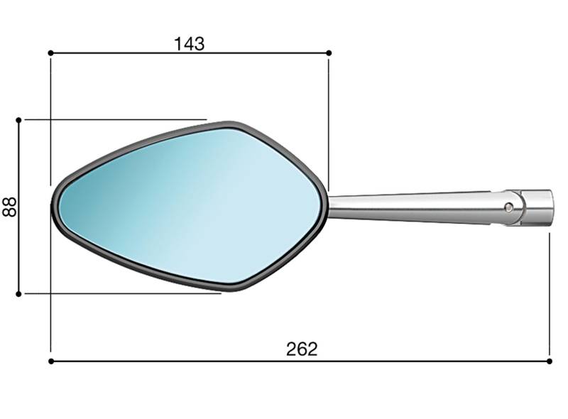 RIZOMA BS305*/BS743B Mirror - 