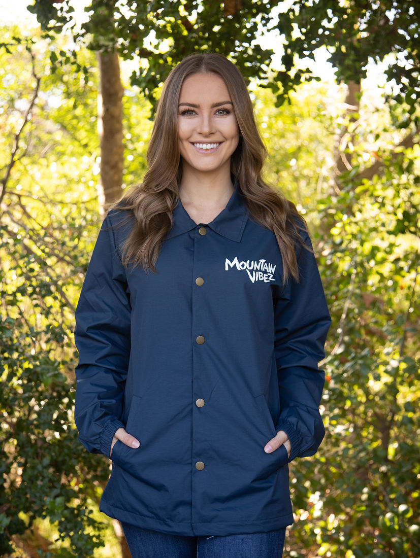 Navy Coaches Jacket – Mountain Vibez