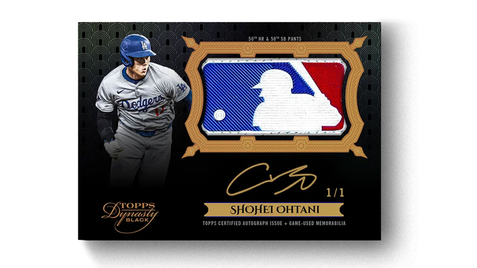 世界で1枚のみ】大谷翔平「50-50」 直筆サイン付きトレカが米