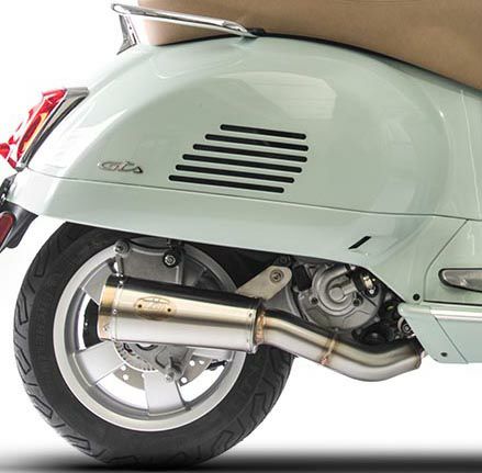 ベスパ GTS300 RACING SS スリップオンマフラー (ステンレス/ブロンズ