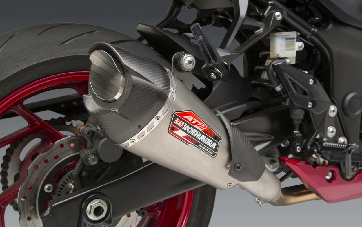 ヨシムラUSA AT2 ステンレス スリップオン マフラー スズキ GSX-S750/Z