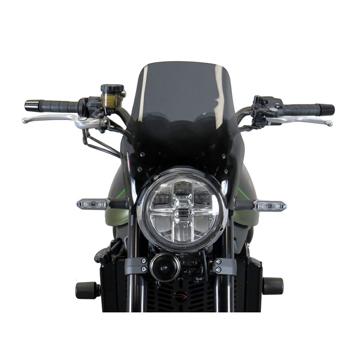 Kawasaki Z900RS ヘッドライトスクリーン(285mm) ダークティント