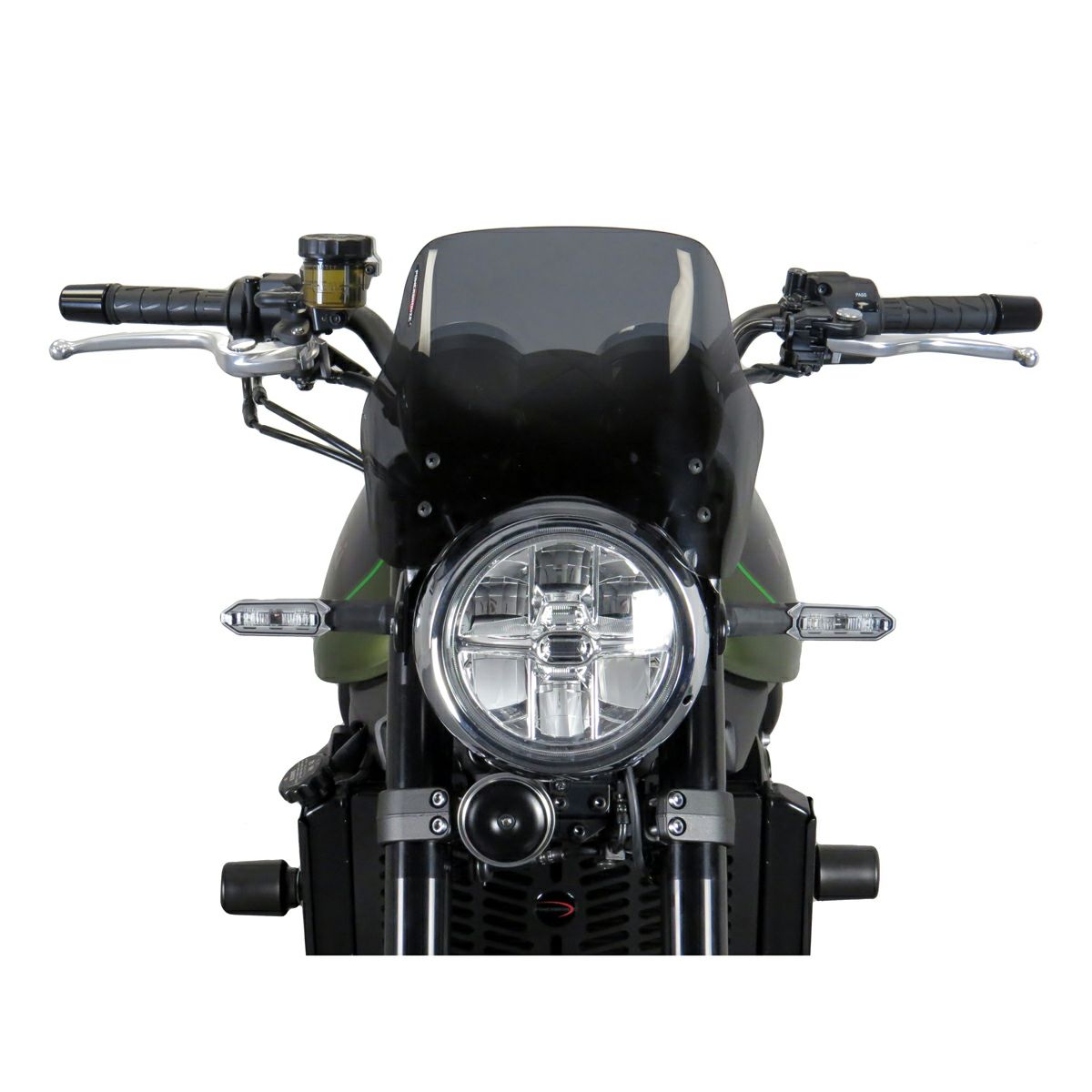 Kawasaki Z900RS ヘッドライトスクリーン(225mm) ダークティント