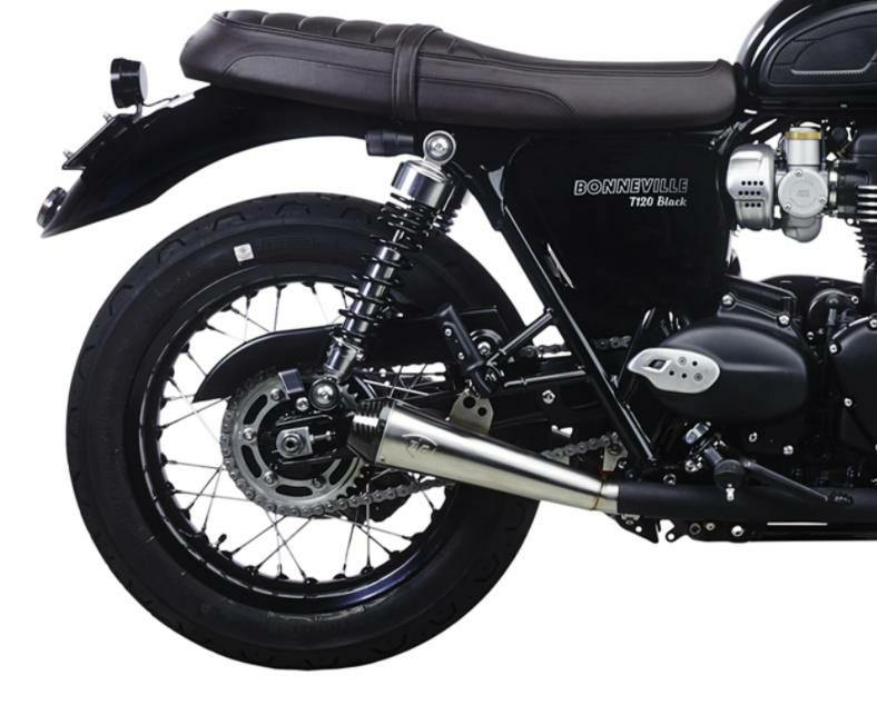 ボンネビル T100/T120 水冷 プレデター カーボン スリップオンマフラー