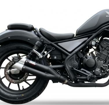 レブル250 スリップオンマフラー 2本出し イクシル | バイクカスタム