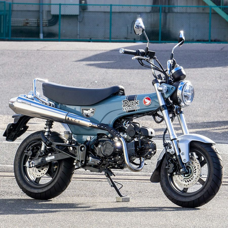 ホンダ DAX125 SSE メガホンアップマフラー (JMCA) OVER Racing
