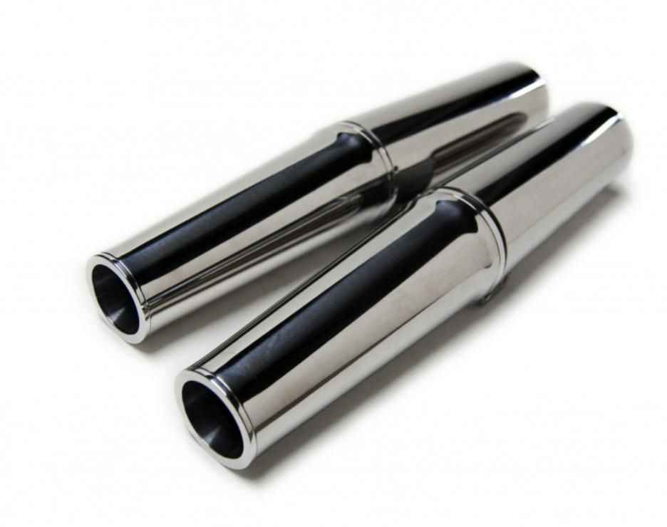 ヤマハ SR400/500 フロントフォークカバー ポリッシュ モーターロック