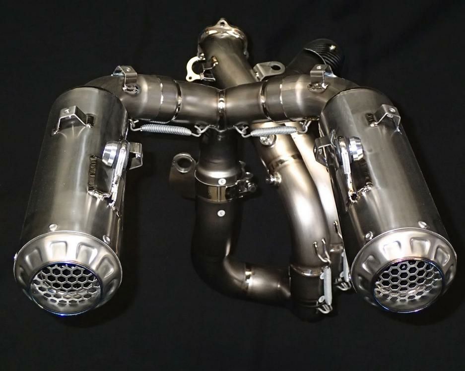 ハイパーモタード950/SP 19-23 チタン フルエキゾーストマフラー