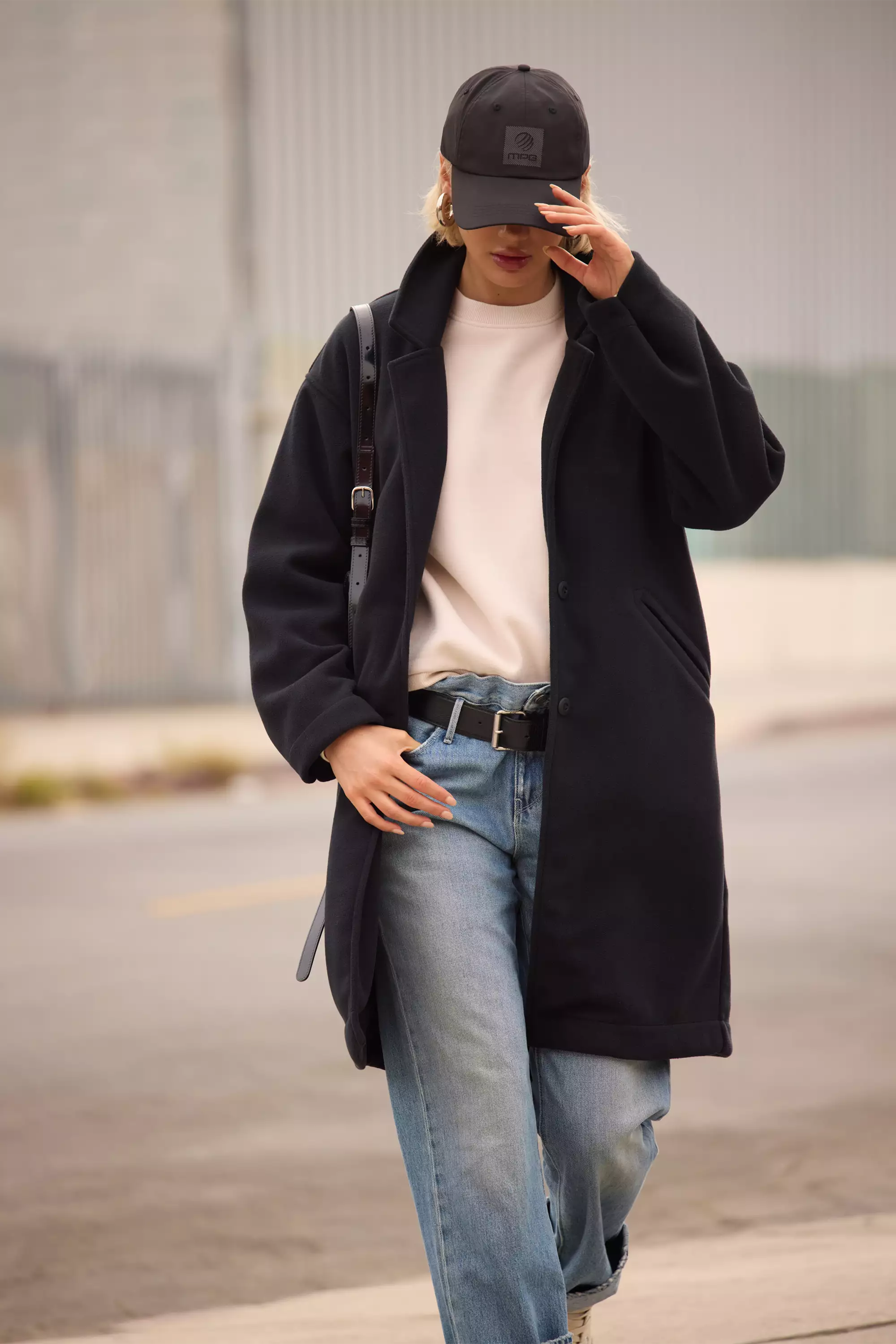 Elevate Fleece Overcoat - Black | MPG Sport