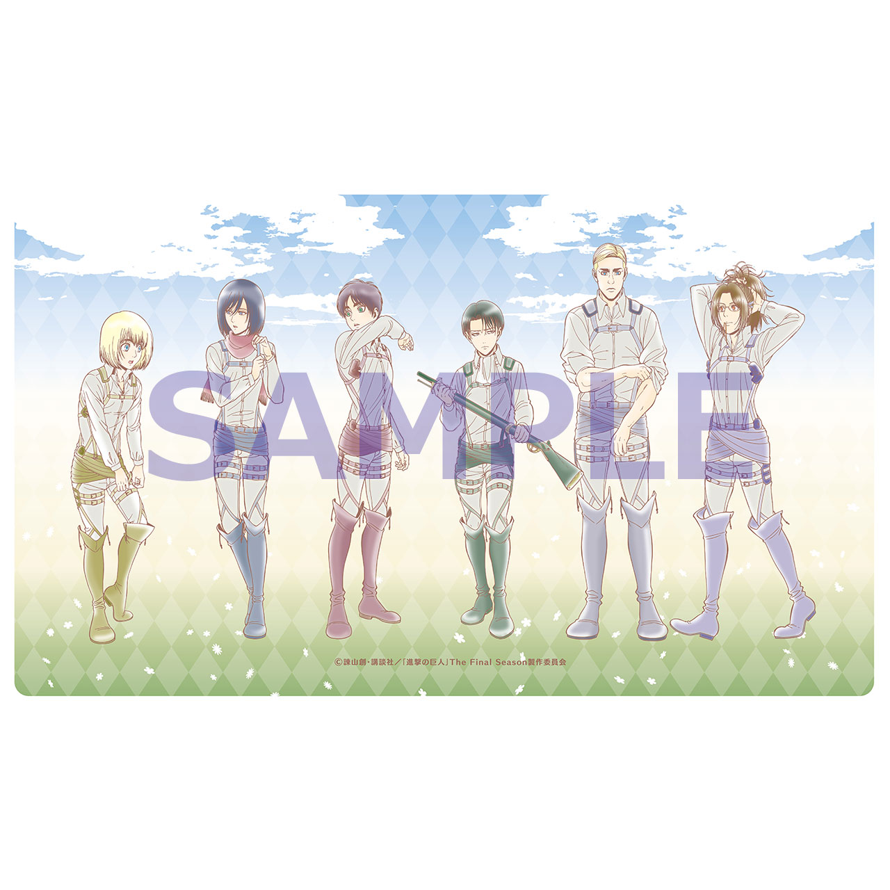 TVアニメ「進撃の巨人」よりラバーマット登場!! │ エムズファクトリー