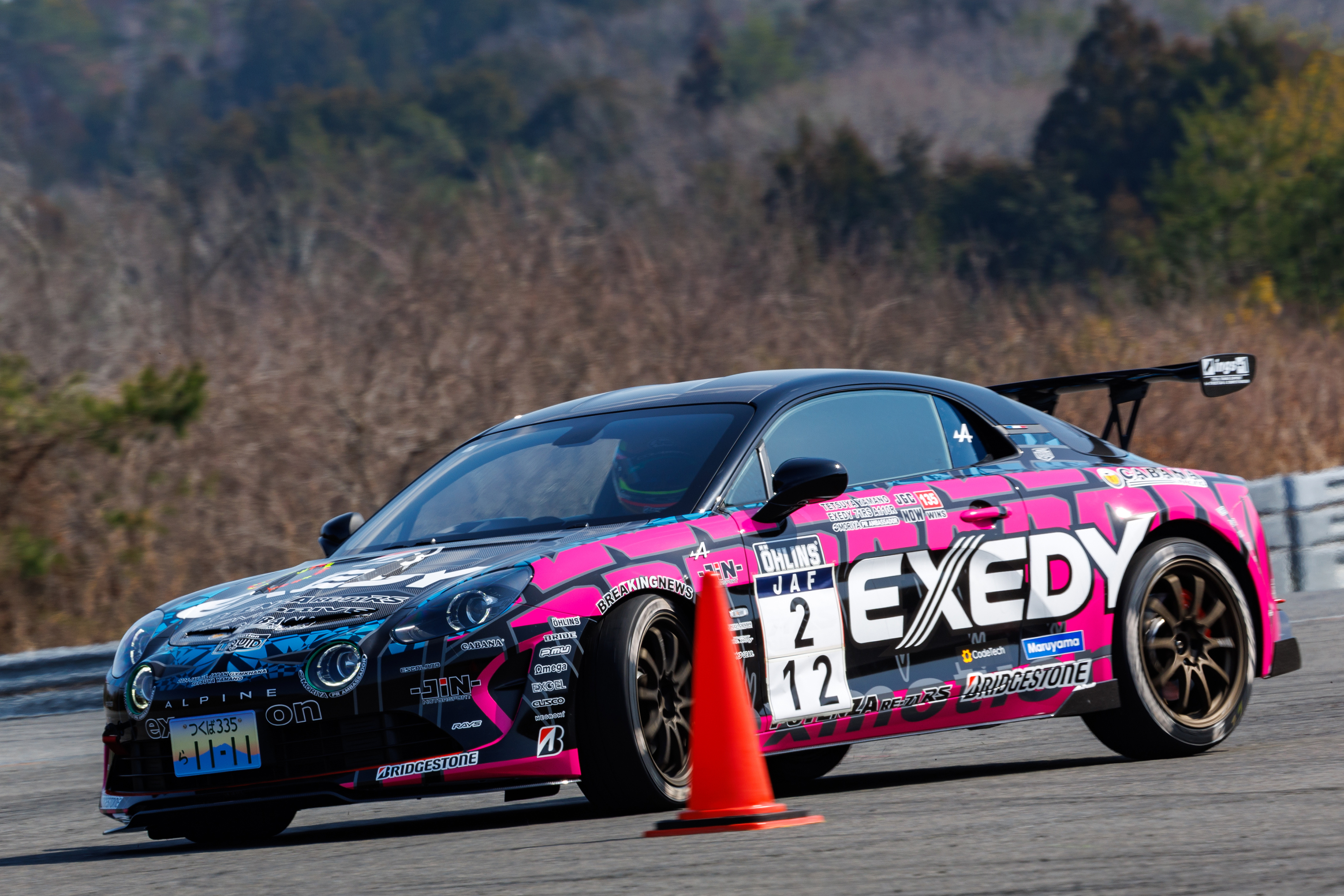 2024年JAF全日本ジムカーナ選手権にてPOTENZA装着ユーザーが5クラスで