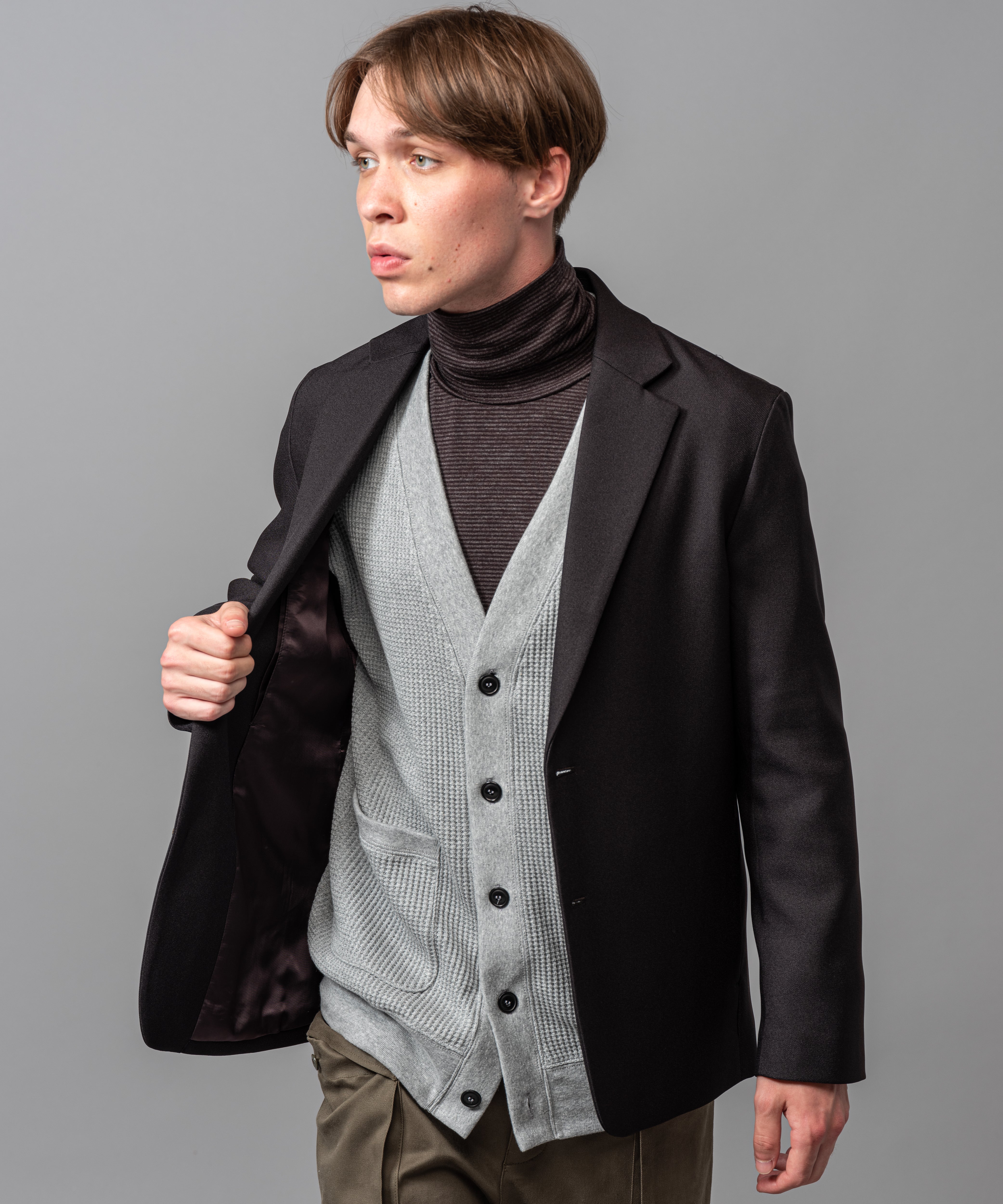 MR.OLIVE / RETRO POLYESTER TWILL / MINIMUM JACKET – MR.OLIVE