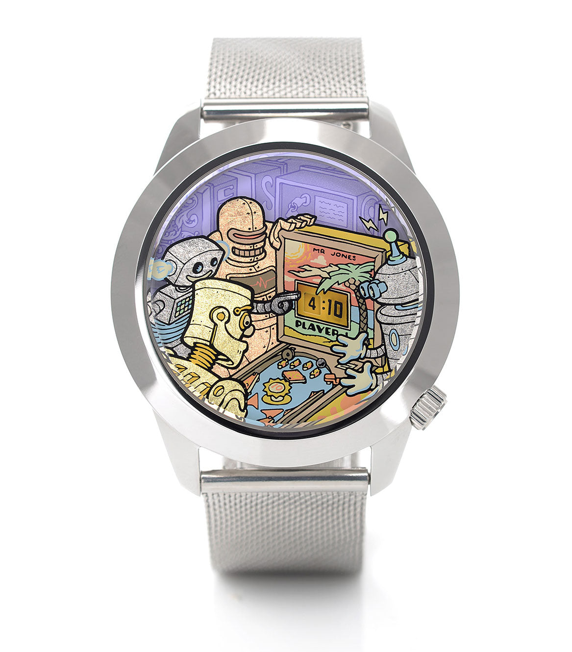 Ricochet XL | 45mm | Pinball inspired watch | Ryan Claytor X Mr