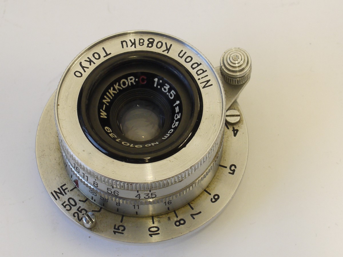 Nikon Nippon Kogaku 3.5cm f3.5 W-Nikkor-C chrome L39 rangefinder