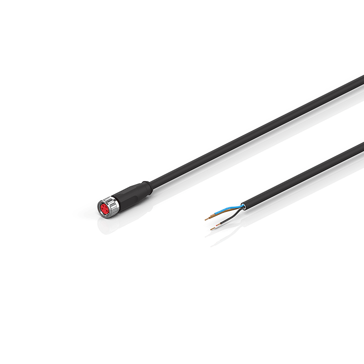 ZK2020-3200-0xxx | Power cable, PUR, 4 x 0.34 mm², drag-chain