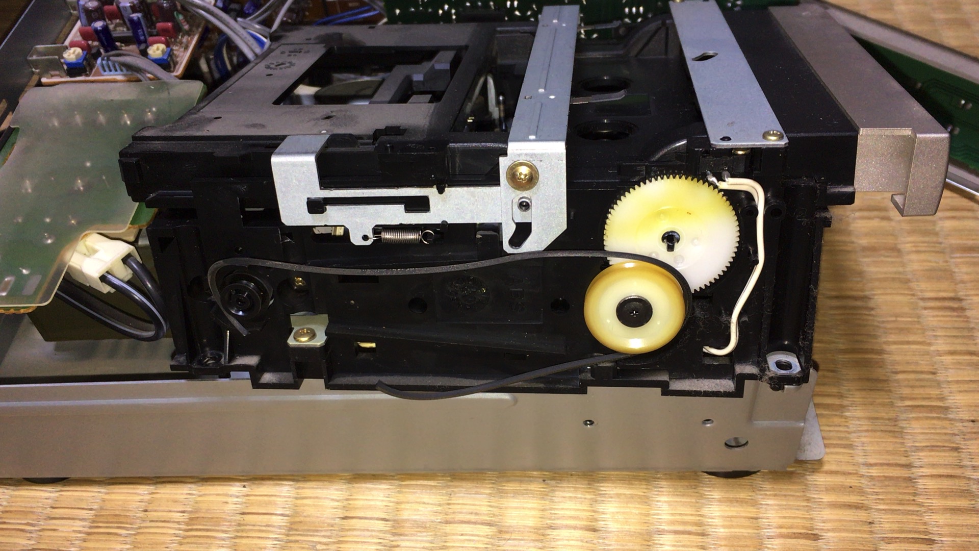 カセットテープデッキK-V3修理(1)：とうとうONKYO K-V3がモーター