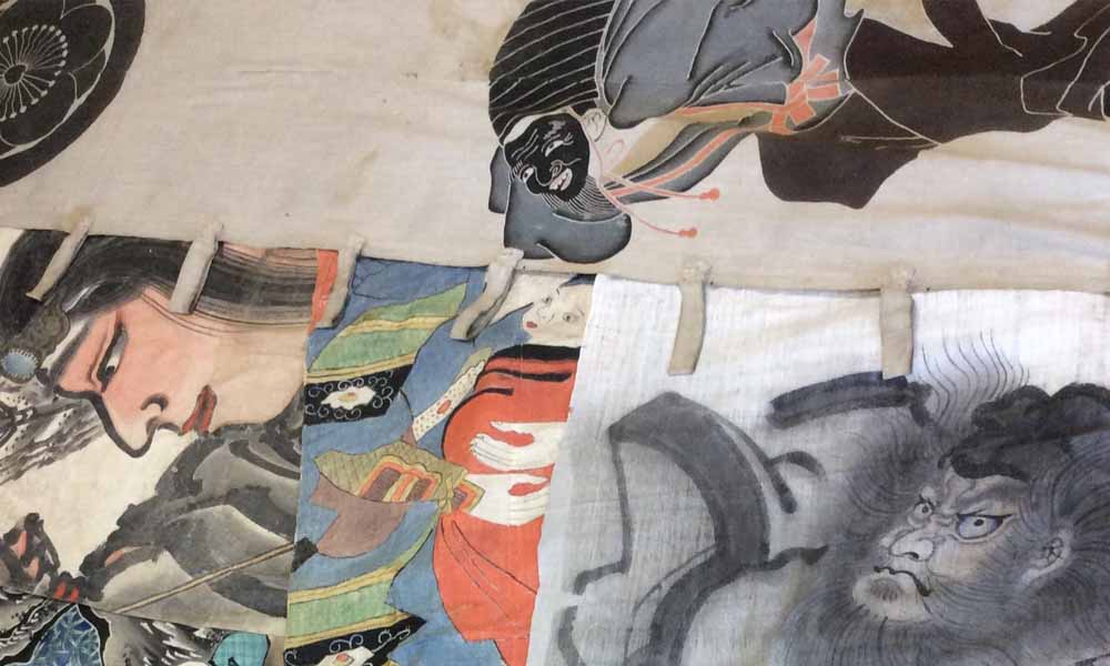 狩野玉円（永信）『朱鍾馗図 座敷幟』｜江戸期の絵のぼり収集記